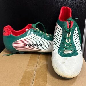 Brava Men's Performance Athletic Shoes - Green and White